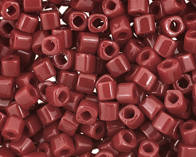 TOHO Opaque Oxblood Cube 1.5mm Seed Bead