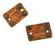 Earthenwood Studio Ceramic Single Bolted Lumber Link 24-26x17mm