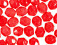 Czech Fire Polished Glass Opaque Red Round 3mm