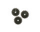 C-Koop Enameled Metal Steel Gray Small Closed Gear 16mm