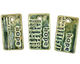 Earthenwood Studio Ceramic Newsprint Hope Pendant 21x35mm