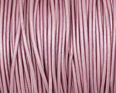 Chandni (metallic) Round Leather Cord 1.5mm