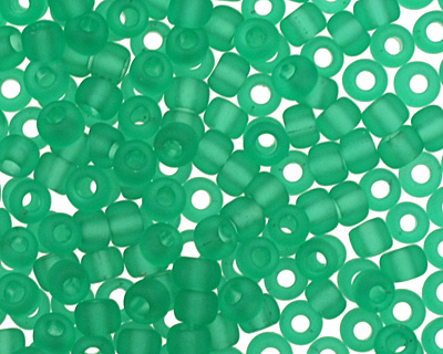 TOHO Transparent Frosted Dark Peridot Round 11/0 Seed Bead