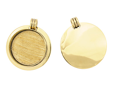 Brass Lipped Circle Bezel 36mm