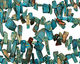 Turquoise Impression Jasper Stick 8-12x20-43mm