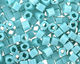 TOHO Opaque Turquoise Cube 1.5mm Seed Bead