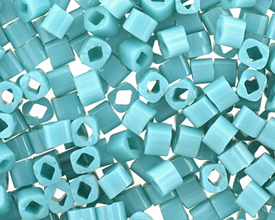 TOHO Opaque Turquoise Cube 1.5mm Seed Bead