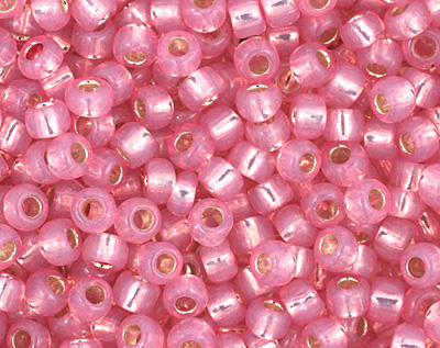 TOHO Milky Mauve (with Silver Lining) Round 11/0 Seed Bead
