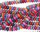 Rainbow Fire Agate Rondelle 5x12mm