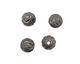 Gunmetal Wavy Round 10mm