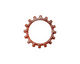 C-Koop Enameled Metal Wisteria Purple Open Gear 19mm