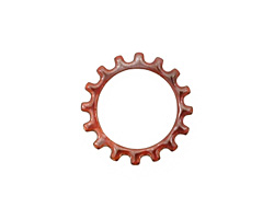 C-Koop Enameled Metal Wisteria Purple Open Gear 19mm