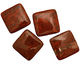 Brecciated Jasper Puff Square 40mm