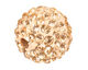 Silk Pave Round 10mm (1.5mm hole)