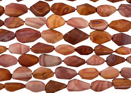Hickorite Faceted Nugget 24-34x11-22mm