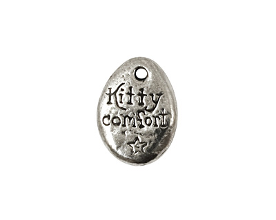 Green Girl Pewter Little Blessings Cat 14x18mm