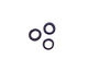 C-Koop Enameled Metal Dark Blue Ring 10-11mm