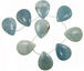 Amazonite Teardrop 35x45mm