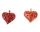 Patricia Healey Copper Spike Heart Pendant 26x27mm