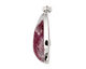 Rainbow Fluorite Teardrop Wrapped w/ Bail Pendant 25-28x47-50mm