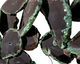 Moss Green Agate Natural Edge Freeform Faceted Slab 43-55x33-49mm