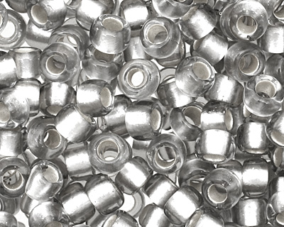 TOHO Black Diamond (with Frosted Silver Lining) Round 8/0 Seed Bead