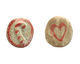 Gaea Ceramic Candy Cane 19-20x17-18mm