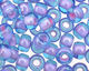TOHO Aqua (with Bubble Gum Pink Lining) Round 6/0 Seed Bead