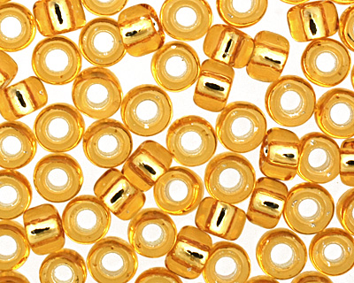 TOHO Medium Topaz (with Silver Lining) Round 8/0 Seed Bead