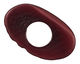 Tagua Nut Peony Open Slice 33-45x24-36mm