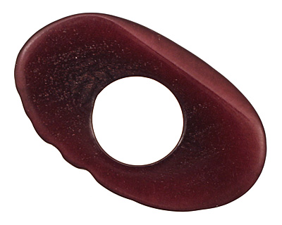 Tagua Nut Peony Open Slice 33-45x24-36mm
