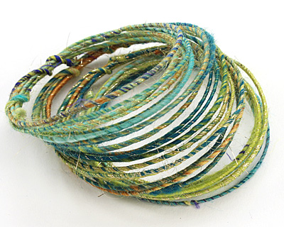 Green Tango WoolyWire 24 gauge, 3 feet