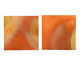 Lillypilly Flamed Patina Copper Sheet 3"x3", 24 gauge