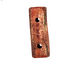 Patricia Healey Copper 2 Hole Textured Square 19mm