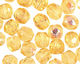 Czech Fire Polished Glass Light Topaz AB Round 3mm