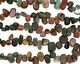 Fancy Jasper Tumbled Nugget Drop 9-14x10-15mm