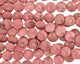 Rhodonite Puff Coin 15mm