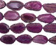 Purple Agate Natural Edge Freeform Faceted Slab 40-58x24-33mm