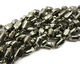 Golden Pyrite (silver tone) Faceted Nugget 15-21x10-12mm