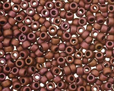 TOHO Matte Mauve Mocha Round 15/0 Seed Bead