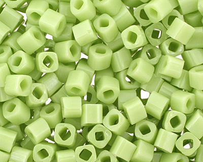 TOHO Opaque Sour Apple Cube 1.5mm Seed Bead