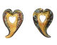 Grace Lampwork Manzanita Wild Heart Focal 27x38-41mm