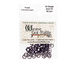 Purple Enameled Copper Round Jump Ring 6mm, 18 gauge