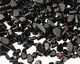 Black Agate Flat Polished Pebble Drop 6-13x9-16mm
