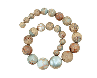 Impression Jasper Round Graduated 12-24mm