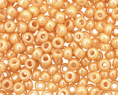 TOHO Opaque Lustered Dark Beige Round 11/0 Seed Bead