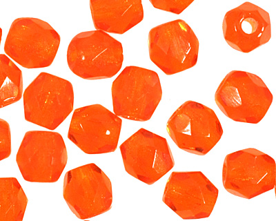 Czech Fire Polished Glass Hyacinth Round 3mm