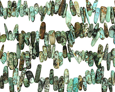African Turquoise Stick 3-5x14-24mm