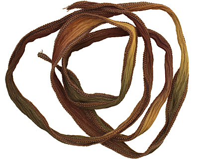 Sunflower Blend Hand Dyed 100% Silk Ribbon 1/2