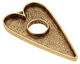 Nunn Design Antique Gold (plated) Grande Heart Bezel Toggle 52x29mm